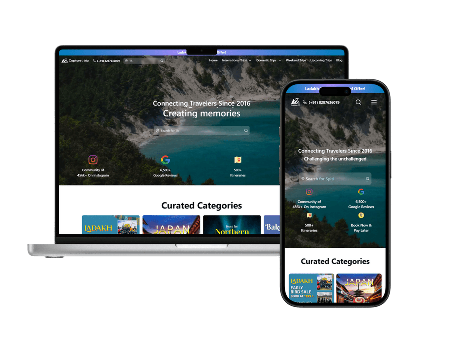 Capture A Trip – Travel Booking Platform