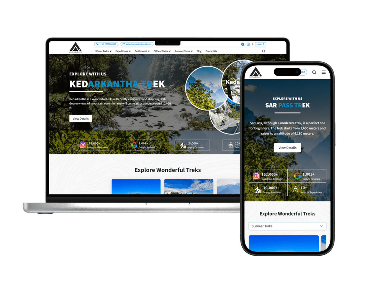 Kailashrath Treks – Booking-Based Trekking Platform