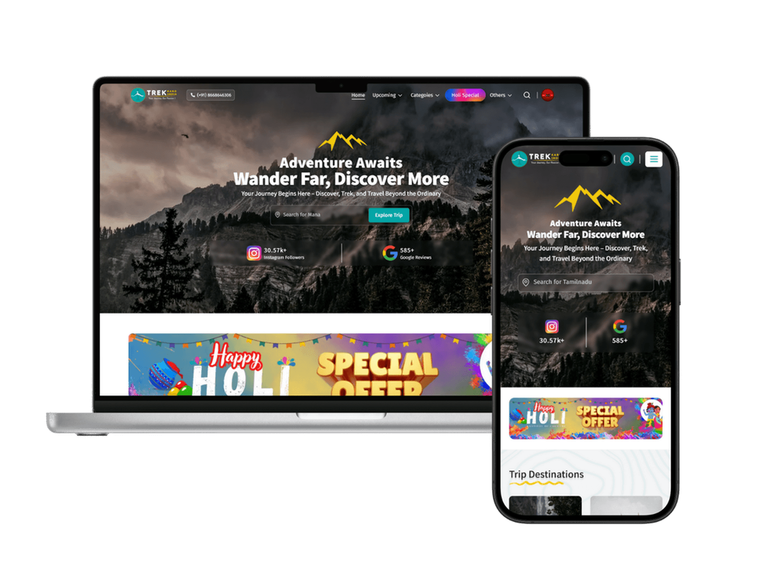 Trek Karo India – Advanced Travel Booking System